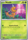 Weedle 001/086 Chaos Rising Common Pokemon Card