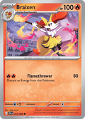 Braixen 012/086 Reverse Holo Pokemon Card
