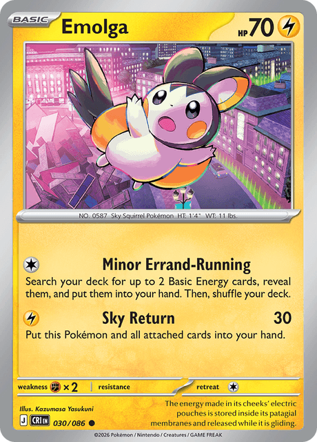 Chinchou 030/086 Chaos Rising Common Pokemon Card