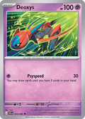 Deoxys 034/086 Reverse Holo Pokemon Card