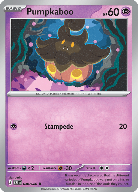 Gothita 040/086 Chaos Rising Common Pokemon Card