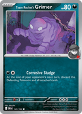 Team Rocket's Grimer 123/182 Destined Rivals Common Pokemon Card