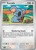Komala 129/159 Journey Together Common Pokemon Card