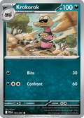 Krokorok 065/094 Phantasmal Flames Reverse Holo Pokemon Card