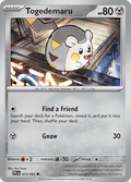 Togedemaru 073/094 Phantasmal Flames Reverse Holo Pokemon Card