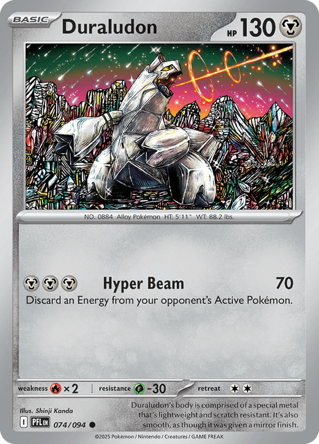 Duraludon 074/094 Phantasmal Flames Common Pokemon Card