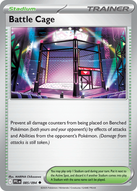 Battle Cage 085/094 Phantasmal Flames Common Pokemon Card