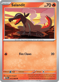 Salandit 015/088 Reverse Holo Pokemon Card