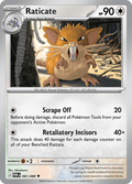 Raticate 061/088 Reverse Holo Pokemon Card