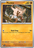 Mankey 098/191 Surging Sparks Common Pokemon Card