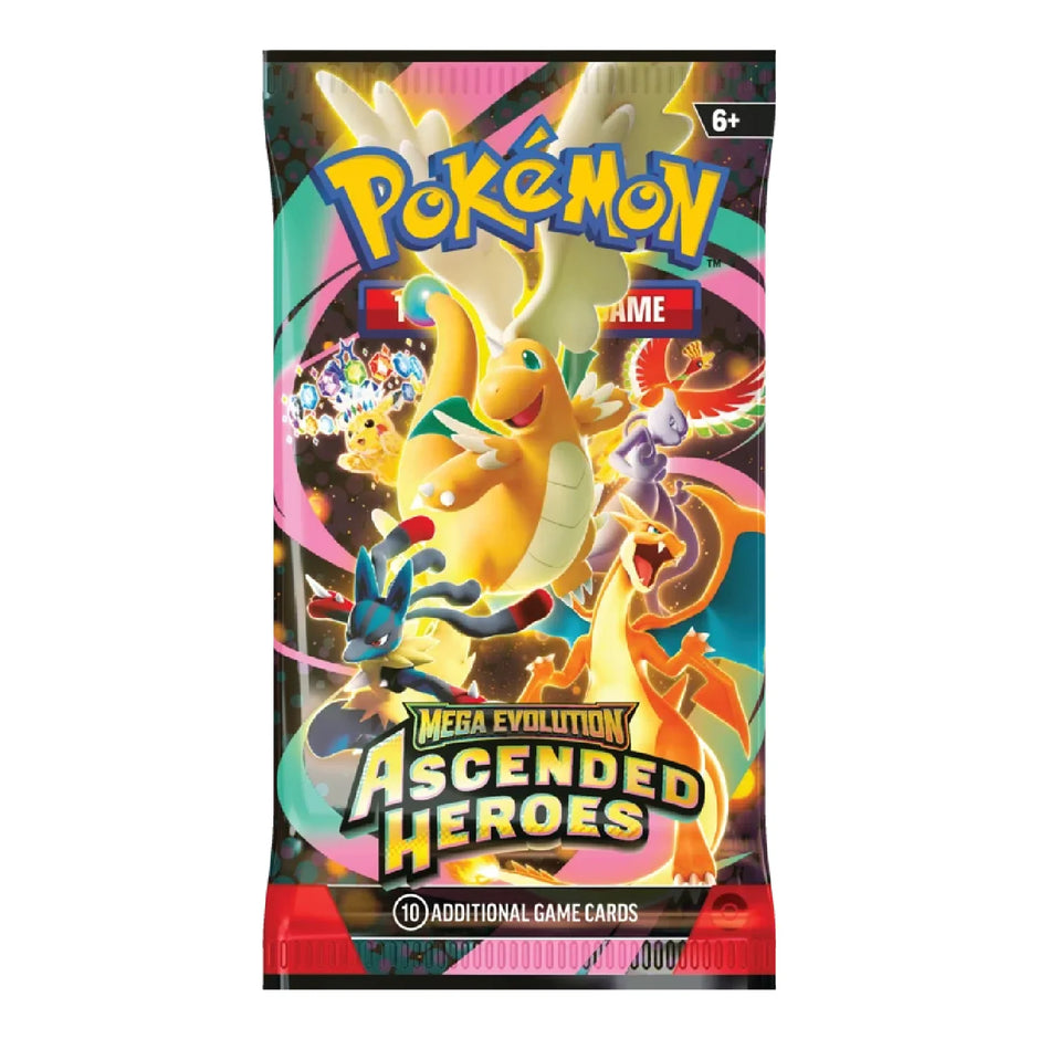 Pokémon TCG: Mega Evolution - Ascended Heroes Single Booster Pack